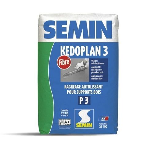 光滑涂料 - KEDOPLAN 3 FIBROUS - SEMIN - 抹平 / 室内 / 用于混凝土