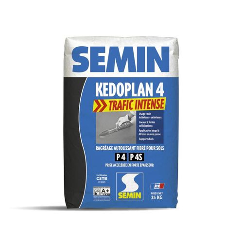 光滑涂料 - KEDOPLAN 4 TRAFIC INTENSE - SEMIN - 抹平 / 用于室内 / 地面用