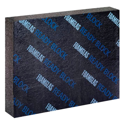 隔热材料 - READY BLOCK - FOAMGLAS® - 多孔玻璃 / 板式 / 用于露台屋顶