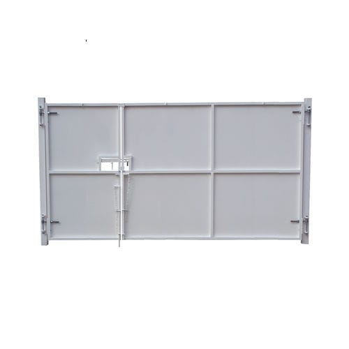 平开大门 - 375 series - BATISEC  - 钢 / 平板 / 建筑工地