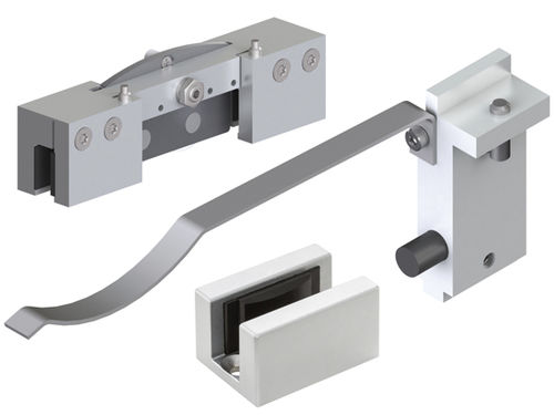 金属推拉门系统 - SlideTec optima 150 - BOHLE AG - 玻璃门 / 带集成减震器 / 自动关闭