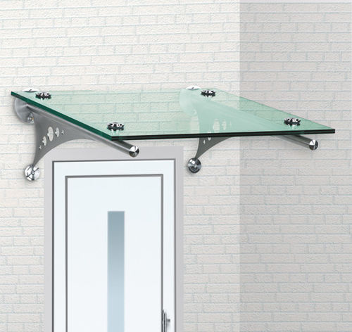 入口雨棚 - BO 5211040 - BOHLE AG - 不锈钢 / 玻璃 / 扁平