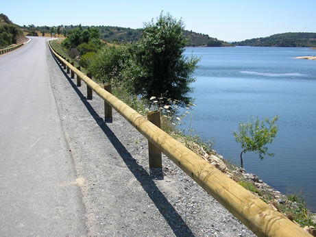 木质道路安全栏 - CARMO - 道路
