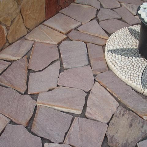天然石材地面 - CUARCITA TOME ROSA - CERAMAT LEVANTE S.L (PIERRES DU MONDE)  - 用于室外 / 住宅 / 方砖