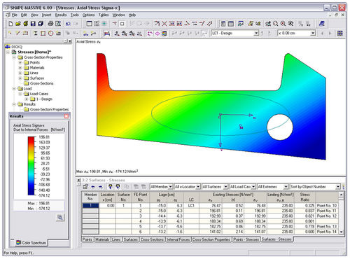 结构分析软件 - SHAPE-MASSIVE 6.XX - DLUBAL GMBH ING- SOFTWARE - 用于混凝土结构 / 2D