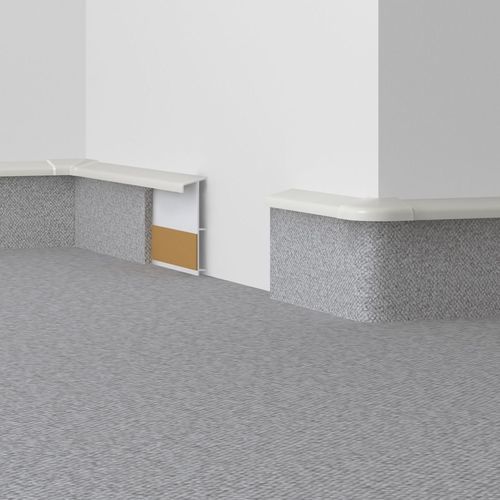 白色踢脚线 - TL 51 - DÖLLKEN Profiles GmbH - 棕色 / PVC / 复合材料