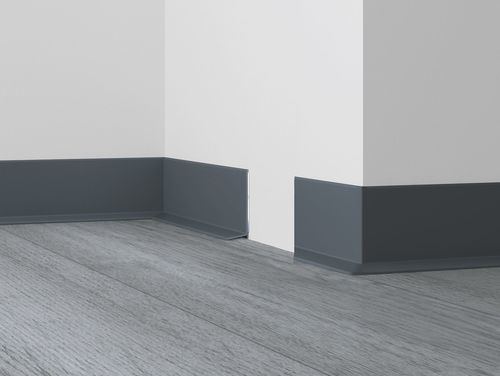白色踢脚线 - WL SERIES - DÖLLKEN Profiles GmbH - 米色 / 蓝色 / 黑灰色