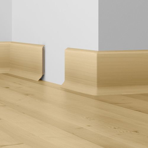 白色踢脚线 - S 60 FLEX LIFE TOP - DÖLLKEN Profiles GmbH - 银色 / 米色 / 蓝色