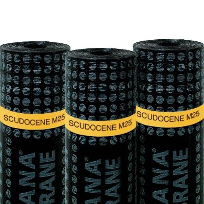 地基防水膜 - SCUDOCENE M25 - ITALIANA MEMBRANE SPA  - 用于屋顶 / 卷式 / 板岩