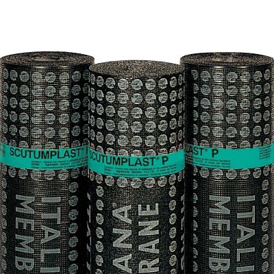 桥梁工程防水膜 - SCUTUMPLAST P - ITALIANA MEMBRANE SPA  - 用于屋顶 / 用于地基 / 卷式