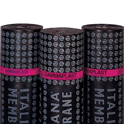 屋顶防水膜 - GAMMAPLAST P - ITALIANA MEMBRANE SPA  - 卷式 / 沥青 / 板岩