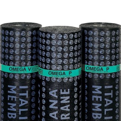 屋顶防水膜 - OMEGA V - ITALIANA MEMBRANE SPA  - 卷式 / 沥青 / 聚丙烯