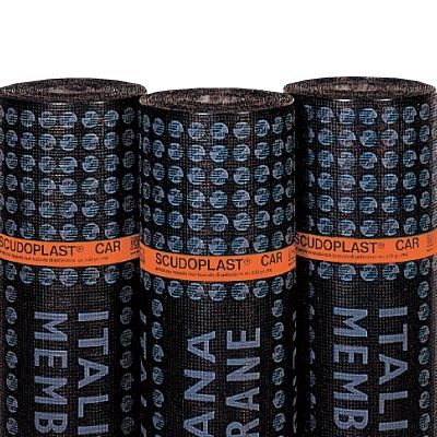 公路防水膜 - SCUDOPLAST CAR - ITALIANA MEMBRANE SPA  - 用于桥梁工程 / 卷式 / 聚酯