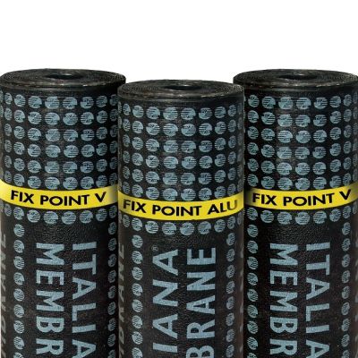 沥青湿气阻隔层 - FIX POINT ALU - ITALIANA MEMBRANE SPA  - 纤维材料