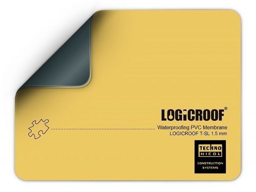 地下室防水膜 - LOGICROOF T-SL - ITALIANA MEMBRANE SPA  - 卷式 / PVC-P 材质