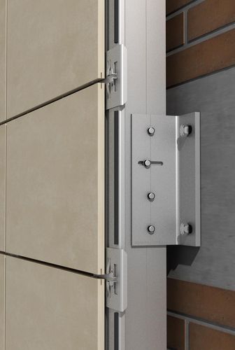 金属钩挂锁定装置 - PF-ALT-SO - SISTEMA MASA SL - 用于通风外墙 / 用于壁板外墙 / 用于室外