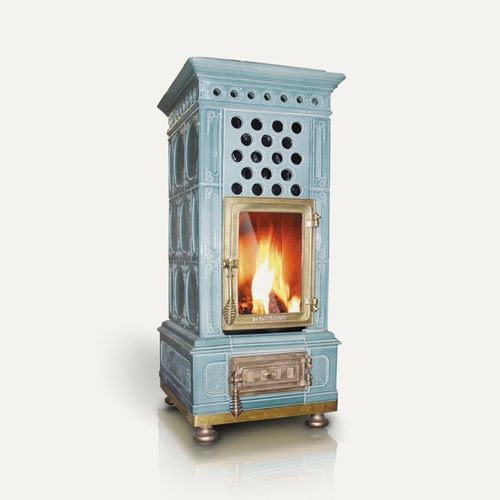 颗粒采暖炉 - VOLUTAMENTE PELLET - LA CASTELLAMONTE Stufe di Ceramica - 5 kW...10 kW / 独立式 / 3面