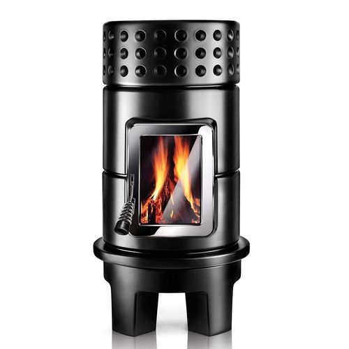 木材采暖炉 - RoundStack Rim - LA CASTELLAMONTE Stufe di Ceramica - 0 - 5 kW / 5 kW...10 kW / 猫脚