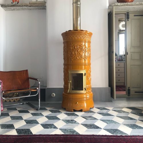 木材采暖炉 - RONDÒ - LA CASTELLAMONTE Stufe di Ceramica - 0 - 5 kW / 5 kW...10 kW / 独立式