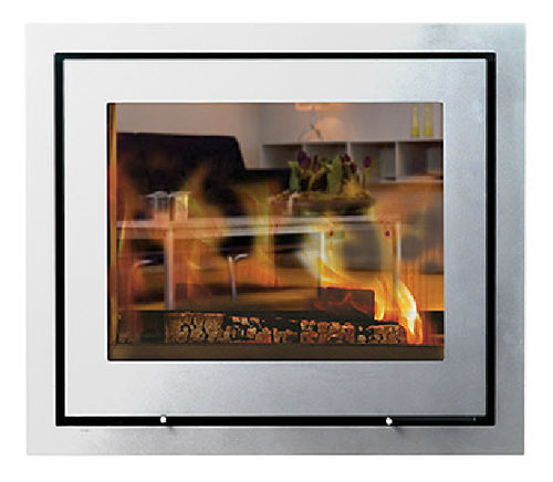 双面内嵌式壁炉 - H570 T R - LOTUS Heating Systems A/S - 燃木