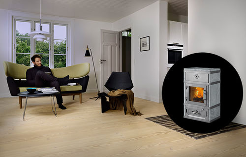 木材采暖炉 - 2080 - LOTUS Heating Systems A/S - 传统风格 / 钢