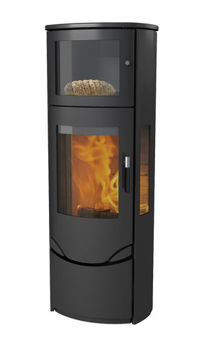 木材采暖炉 - PRIO 7 - LOTUS Heating Systems A/S - 3面 / 现代风格 / 金属