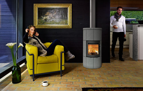 木材采暖炉 - M1 - LOTUS Heating Systems A/S - 现代风格 / 石材