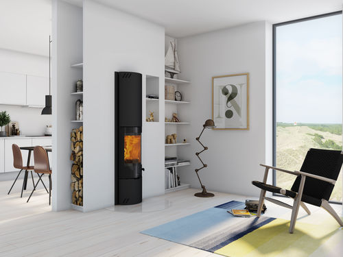 木材采暖炉 - PRESTIGE INTEGRA - LOTUS Heating Systems A/S - 现代风格 / 金属