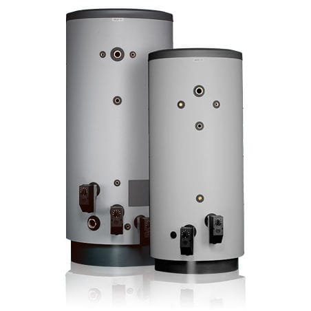 电动圆柱形热水器 - EKS  - NIBE Energy Systems - 落地式 / 工业 / 带热交换机