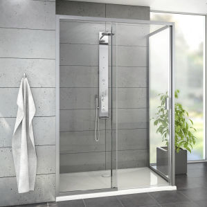 玻璃淋浴房 - LIMAYA® - Roth Werke GmbH Energie- und Sanitärsysteme - 铝制 / 滑动门 / 平开