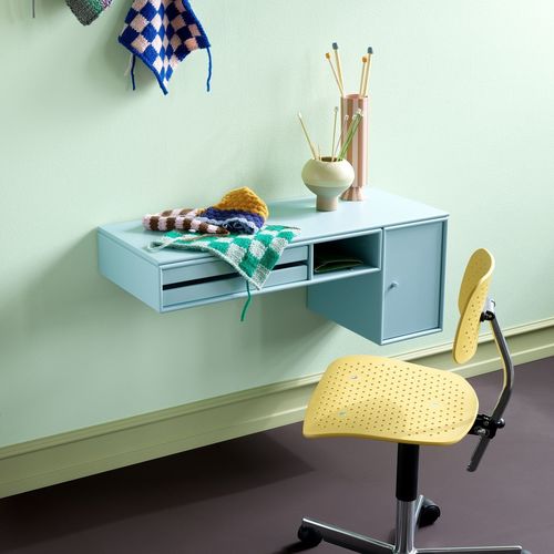 壁挂办公桌 - BUREAU - Montana Furniture - 现代风格 / 涂漆中密度纤维板 / 直线型