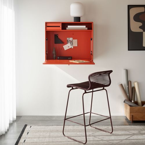 现代风格秘书桌 - STUDIO - Montana Furniture - 涂漆中密度纤维板 / 带收纳 / 壁挂