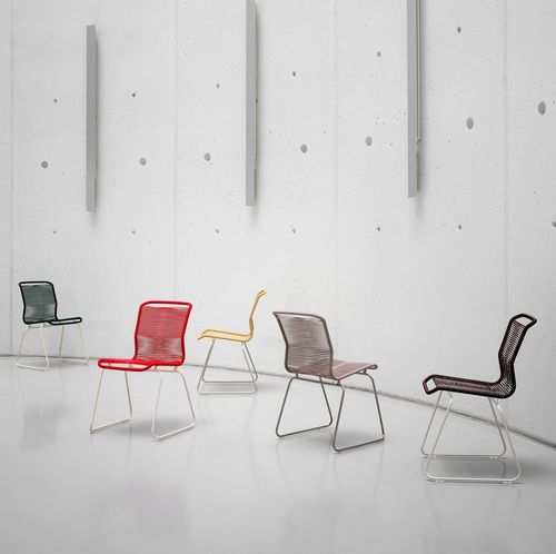现代风格餐厅椅 - Panton One  - Montana Furniture - 室内 / 聚氨酯 / 不锈钢桌脚