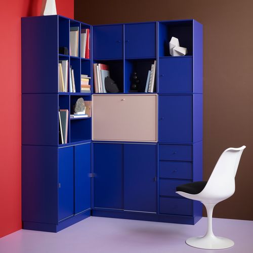 现代风格秘书桌 - 4119 - Montana Furniture - 涂漆中密度纤维板 / 带收纳 / 壁挂