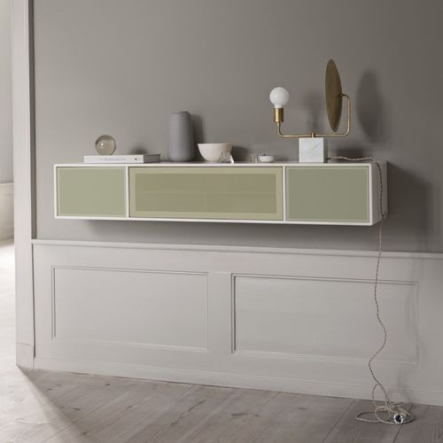 现代风格电视柜 - VI17 - Montana Furniture - 低承重 / 涂漆中密度纤维板 / 白色