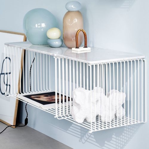 壁挂置物架 - Panton Wire - Montana Furniture - 现代风格 / 铬制 / 金属丝