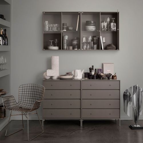 现代风格抽屉柜 - 1125 - Montana Furniture - 涂漆中密度纤维板 / 矩形 / 滑轮