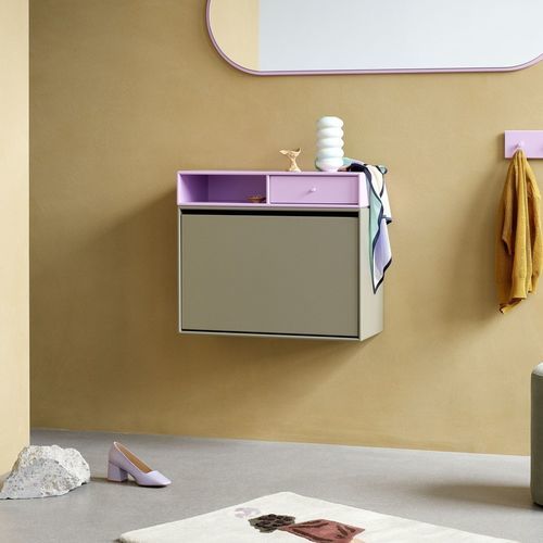 现代风格鞋柜 - HIDE  - Montana Furniture - 壁挂 / 涂漆中密度纤维板 / 家用
