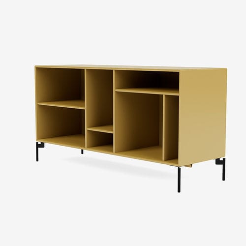 现代风格餐边柜 - Mega 200801 - Montana Furniture - 涂漆中密度纤维板 / 金属 / 搁板