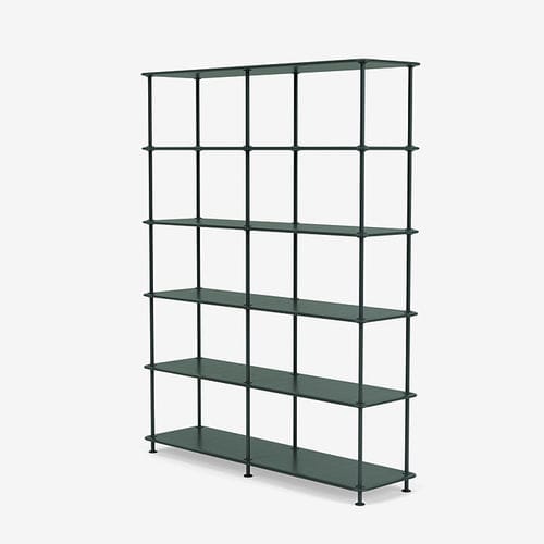 现代风格置物架 - Free 550000 - Montana Furniture - 涂漆中密度纤维板 / 漆包金属 / 黑色