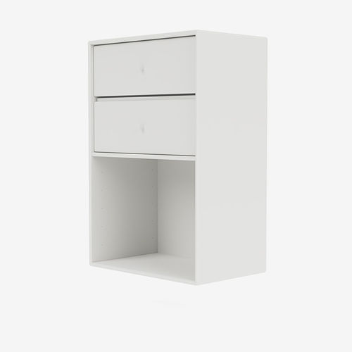 可调节置物架 - 1243 - Montana Furniture - 现代风格 / 涂漆中密度纤维板 / 带收纳