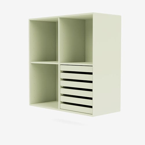 壁挂置物架 - 1627 - Montana Furniture - 可调节 / 现代风格 / 涂漆中密度纤维板