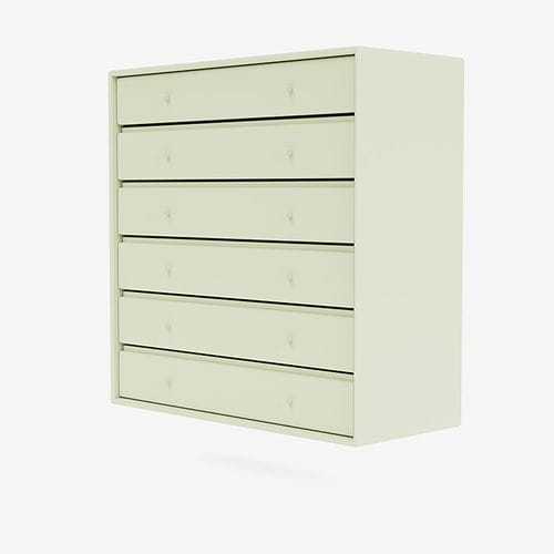 现代风格抽屉柜 - 1122 - Montana Furniture - 涂漆中密度纤维板 / 滑轮 / 壁挂