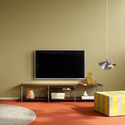 现代风格置物架 - Free 111010 - Montana Furniture - 涂漆中密度纤维板 / 漆包金属 / 用于电视