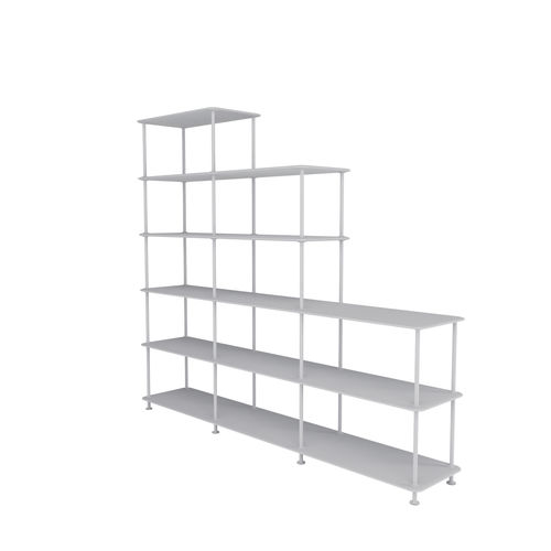 现代风格置物架 - Free 542000 - Montana Furniture - 涂漆中密度纤维板 / 漆包金属 / 白色