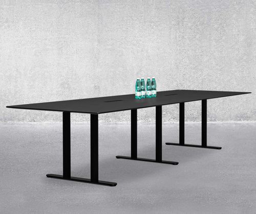 现代风格会议桌 - MULTI - Montana Furniture - 层压材料 / 钢 / 钢座桌脚