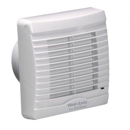排气通风风扇 - LO-CARBON VA100 / SELV SERIES - VENT-AXIA - 轴向 / 壁挂安装 / 窗户