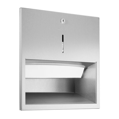 嵌入式擦手纸分配器 - WP114 - ERNST WAGNER GmbH & Co. KG - 不锈钢 / 商用