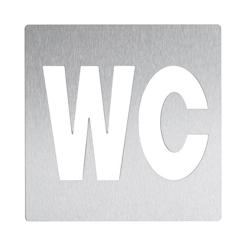 不锈钢门上标识 - AC405 - ERNST WAGNER GmbH & Co. KG - 旋入式 / 双面 / 卫生机构用