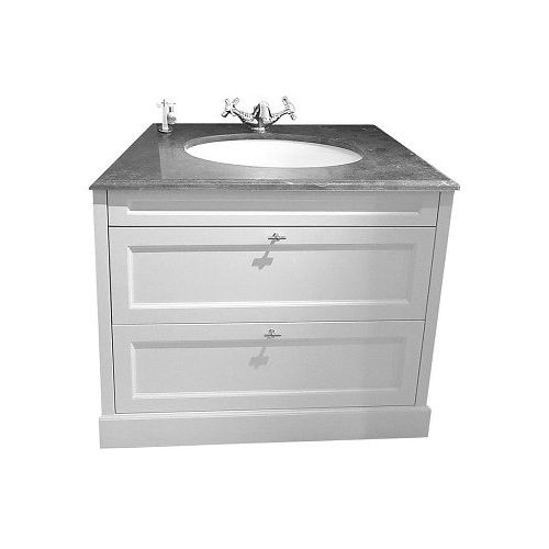 独立式台盆柜 - WINDSOR&amp;CO. 1903 BATHROOM FURNITURE NANCY 90CM - Windsor Bathroom Company - 实木 / 传统风格 / 带抽屉